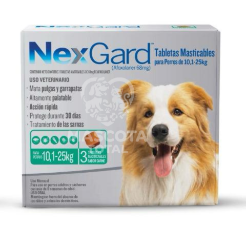 NexGard® Afoxolaner | Tableta Antipulgas y Garrapatas para Perros