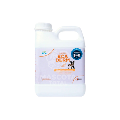 ECADERM® Shampoo Avena | Champú Medicado con Ácido Hipocloroso para Perros y Gatos