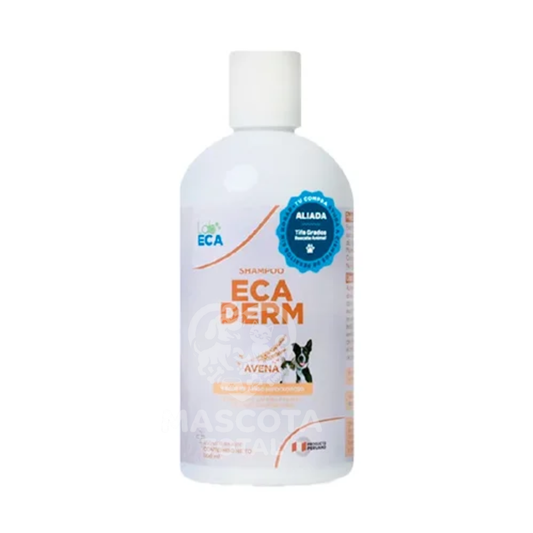 ECADERM® Shampoo Avena | Champú Medicado con Ácido Hipocloroso para Perros y Gatos
