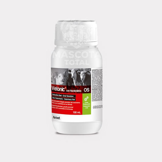 Vetonic® con Nucleótidos | Solución Oral Multivitamínica para Perros y Gatos