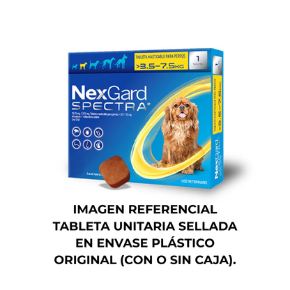 NexGard Spectra® | Tableta de Protección Mensual Contra Pulgas, Garrapatas y Parásitos Internos