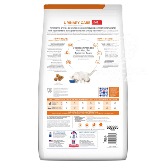 Hill's Prescription Diet c/d Multicare Stress® | Alimento Seco Urinario para Gatos