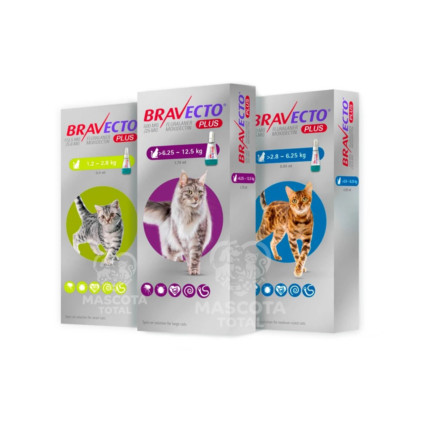 Bravecto® Plus | Pipeta Spot-On con Protección 5 en 1, hasta 12 Semanas