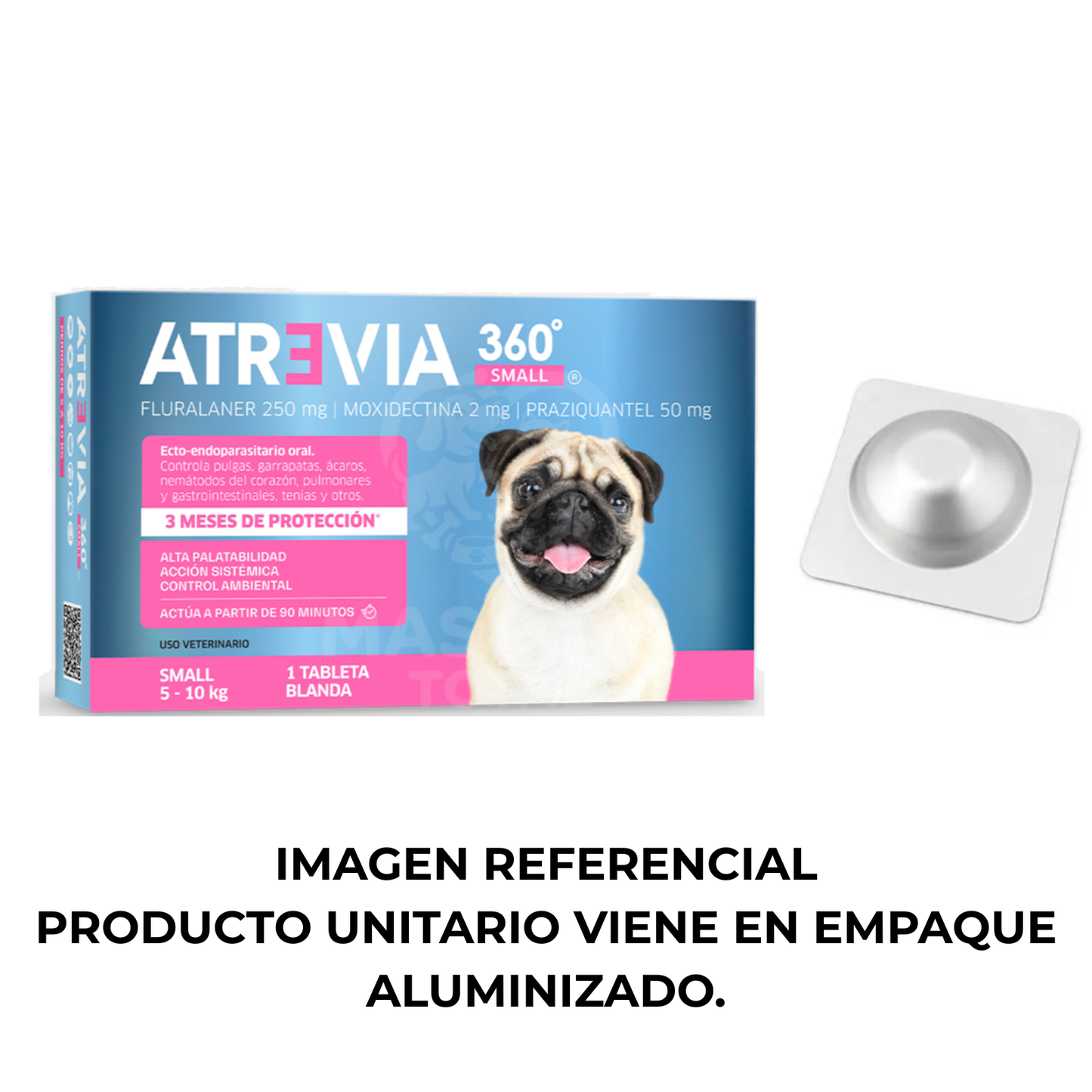 Atrevia® 360° | Ecto-endoparasitario Oral de Múltiple Acción con 12 Semanas de Protección