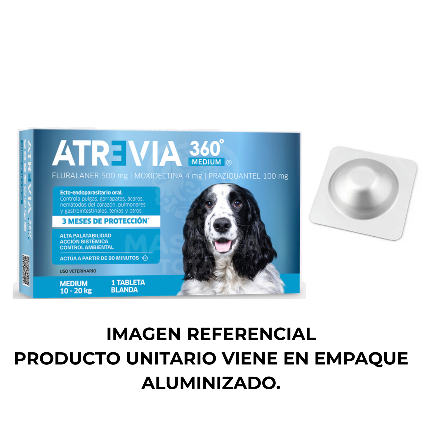 Atrevia® 360° | Ecto-endoparasitario Oral de Múltiple Acción con 12 Semanas de Protección