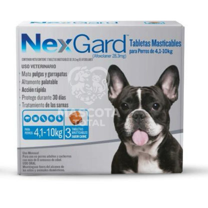 NexGard® Afoxolaner | Tableta Antipulgas y Garrapatas para Perros