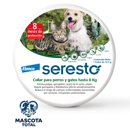 Collar Seresto® para Perros y gatos | Protección Antiparasitaria hasta 8 Meses
