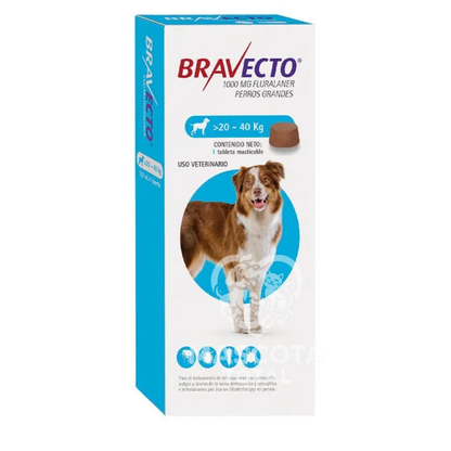 Bravecto® Tableta masticable | 3 Meses de Protección contra Pulgas, Garrapatas y Ácaros