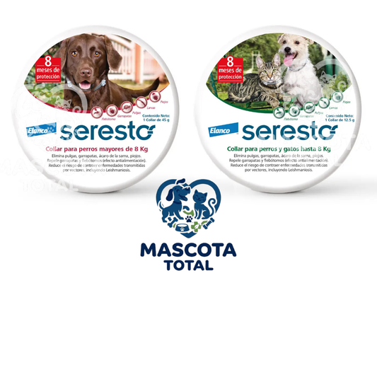 Collar Seresto® para Perros y gatos | Protección Antiparasitaria hasta 8 Meses