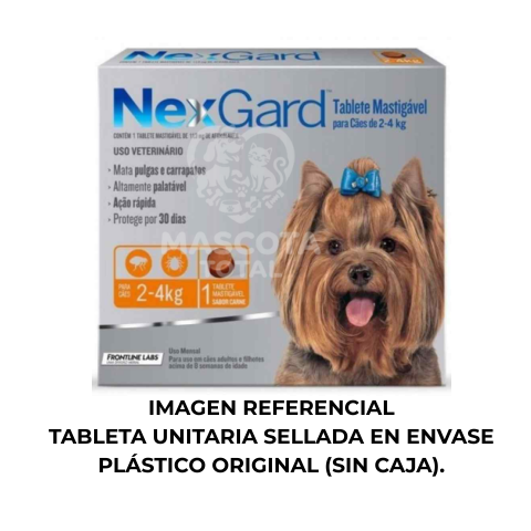 NexGard® Afoxolaner | Tableta Antipulgas y Garrapatas para Perros